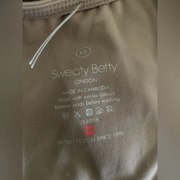 Sweaty Betty Super Soft Dance Bra XS Ash pink - Picture 6 of 6